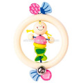 Yunhe Factory Good Price Colorful Baby Rattle Toy Design exclusivo Brinquedos Pequenos de madeira para venda